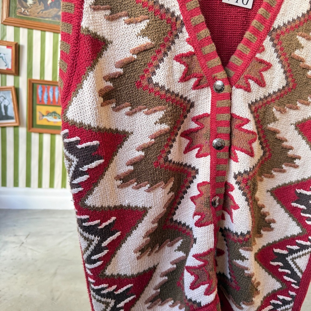 Vintage Eclectic Sweater Vest